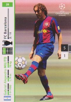 2007-08 Panini UEFA Champions League (European Edition) #28 Gabriel Milito Front