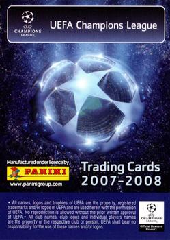 2007-08 Panini UEFA Champions League (European Edition) #86 William Gallas Back