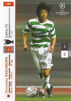 2007-08 Panini UEFA Champions League (European Edition) #167 Shunsuke Nakamura Front