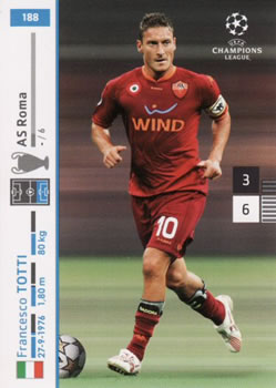 2007-08 Panini UEFA Champions League (European Edition) #188 Francesco Totti Front