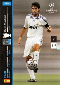 2007-08 Panini UEFA Champions League (European Edition) #193 Raul Front