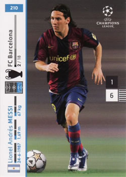 2007-08 Panini UEFA Champions League (European Edition) #210 Lionel Messi Front