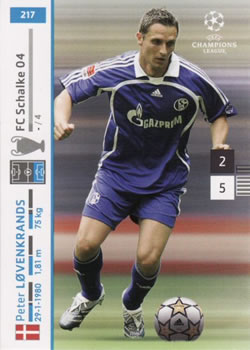 2007-08 Panini UEFA Champions League (European Edition) #217 Peter Lovenkrands Front
