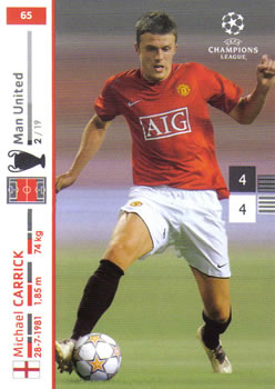 2007-08 Panini UEFA Champions League (European Edition) #65 Michael Carrick Front