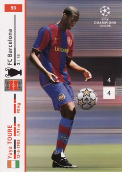 2007-08 Panini UEFA Champions League (European Edition) #93 Yaya Toure Front