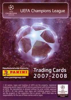 2007-08 Panini UEFA Champions League (European Edition) #99 Esteban Cambiasso Back