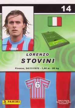 2008-09 Panini Real Action #14 Lorenzo Stovini Back