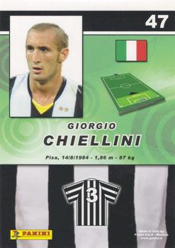 2008-09 Panini Real Action #47 Giorgio Chiellini Back
