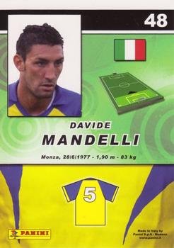 2008-09 Panini Real Action #48 Davide Mandelli Back