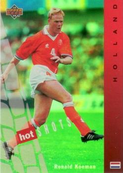 1994 Upper Deck World Cup Contenders English/Japanese - Hot Shots #HS1 Ronald Koeman Front