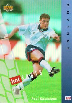1994 Upper Deck World Cup Contenders English/Japanese - Hot Shots #HS7 Paul Gascoigne Front