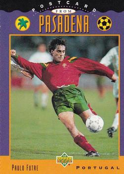 1994 Upper Deck World Cup Contenders English/German - UD Set #UD7 Paulo Futre Front