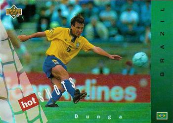 1994 Upper Deck World Cup Contenders English/German - Hot Shots #HS4 Dunga Front