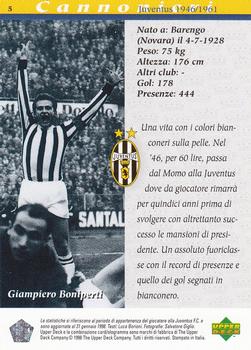 1998 Upper Deck Juventus FC #5 Giampiero Boniperti Back