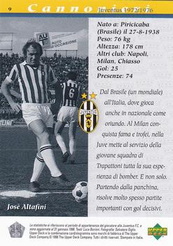 1998 Upper Deck Juventus FC #9 Jose Altafini Back