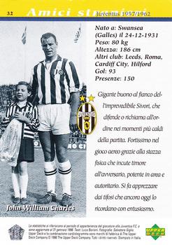 1998 Upper Deck Juventus FC #32 William John Charles Back