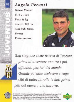 1998 Upper Deck Juventus FC #60 Angelo Peruzzi Back