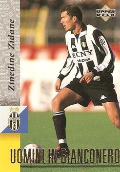 1998 Upper Deck Juventus FC #67 Zinedine Zidane Front