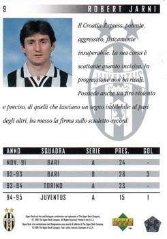 1994-95 Upper Deck Juventus FC Campione d'Italia #9 Robert Jarni Back