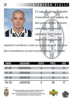 1994-95 Upper Deck Juventus FC Campione d'Italia #20 Gianluca Vialli Back