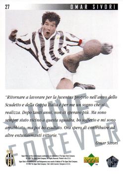 1994-95 Upper Deck Juventus FC Campione d'Italia #27 Omar Sivori Back