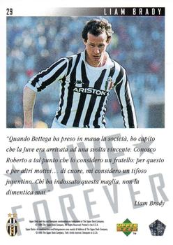 1994-95 Upper Deck Juventus FC Campione d'Italia #29 Liam Brady Back