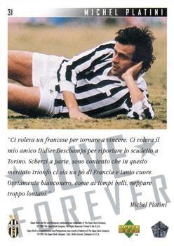 1994-95 Upper Deck Juventus FC Campione d'Italia #31 Michel Platini Back