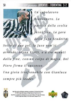 1994-95 Upper Deck Juventus FC Campione d'Italia #51 Juventus - Fiorentina 3-2 Back