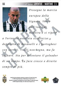 1994-95 Upper Deck Juventus FC Campione d'Italia #66 Juventus - Maritimo 2-1 Back