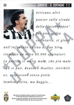 1994-95 Upper Deck Juventus FC Campione d'Italia #69 Juventus - B.Dortmund 2-2 Back