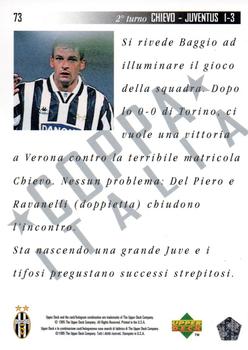 1994-95 Upper Deck Juventus FC Campione d'Italia #73 Chievo - Juventus 1-3 Back