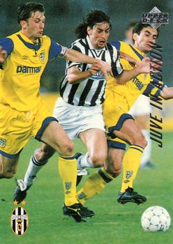 1994-95 Upper Deck Juventus FC Campione d'Italia #81 Juventus - Parma 1-0 Front