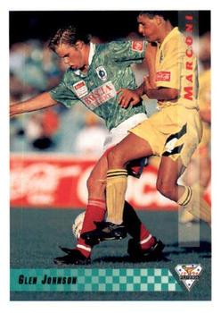 1994 Futera Australia NSL #87 Glenn Johnson Front