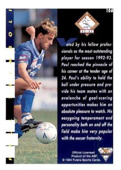 1994 Futera Australia NSL #106 Paul Trimboli Back