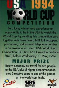 1994 Futera Australia NSL #NNO Competition Card Front