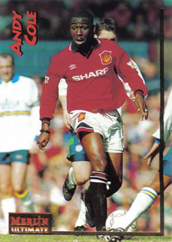 1995-96 Merlin Ultimate #131 Andy Cole Front