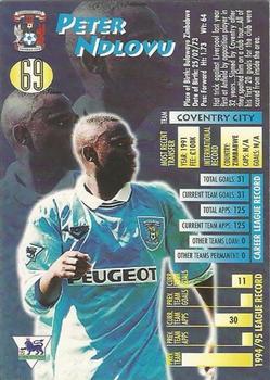 1995-96 Merlin Ultimate #69 Peter Ndlovu  Back