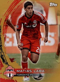 2014 Topps MLS - Gold #35 Matias Laba Front