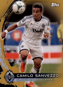 2014 Topps MLS - Gold #37 Camilo Sanvezzo Front