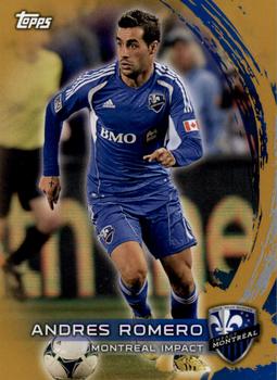 2014 Topps MLS - Gold #39 Andres Romero Front