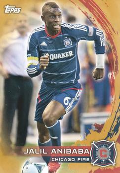 2014 Topps MLS - Gold #121 Jalil Anibaba Front