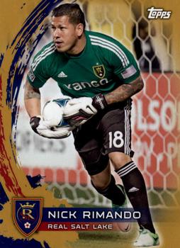 2014 Topps MLS - Gold #147 Nick Rimando Front