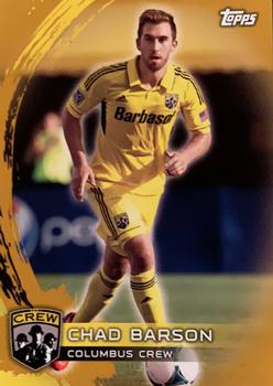2014 Topps MLS - Gold #172 Chad Barson Front
