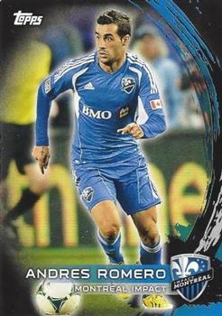 2014 Topps MLS - Black #39 Andres Romero Front