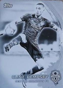 2014 Topps MLS - Printing Plates Black #150 Clint Dempsey Front