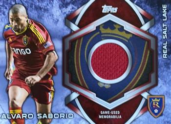 2014 Topps MLS - Relics #KIT-AS Alvaro Saborio Front