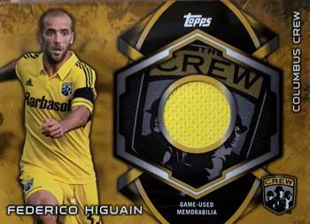 2014 Topps MLS - Relics Gold Letters #KIT-FH Federico Higuain Front