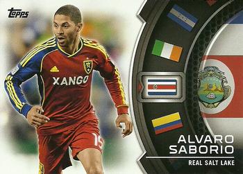 2014 Topps MLS - World's Stage #WS-AS Alvaro Saborio Front