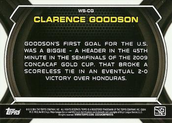 2014 Topps MLS - World's Stage #WS-CG Clarence Goodson Back