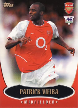 2002-03 Topps Premier Gold 2003 #A3 Patrick Vieira Front